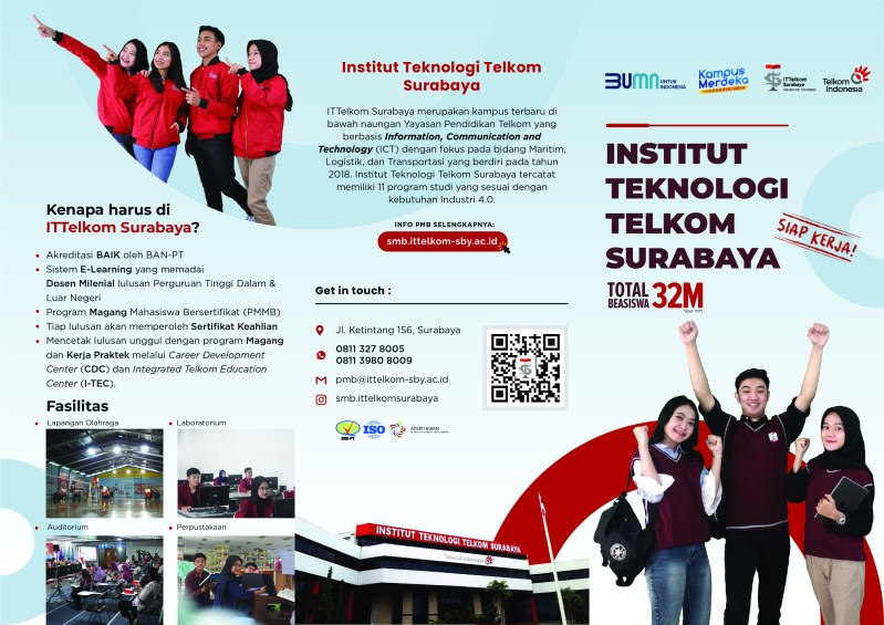 Jurusan Di Institut Teknologi Telkom Surabaya