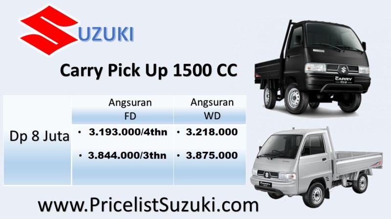 Kredit Harga Suzuki Carry Pick Up 2019