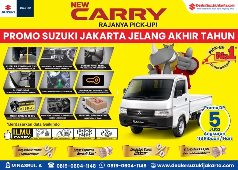 Paket Kredit Suzuki Carry Pick Up