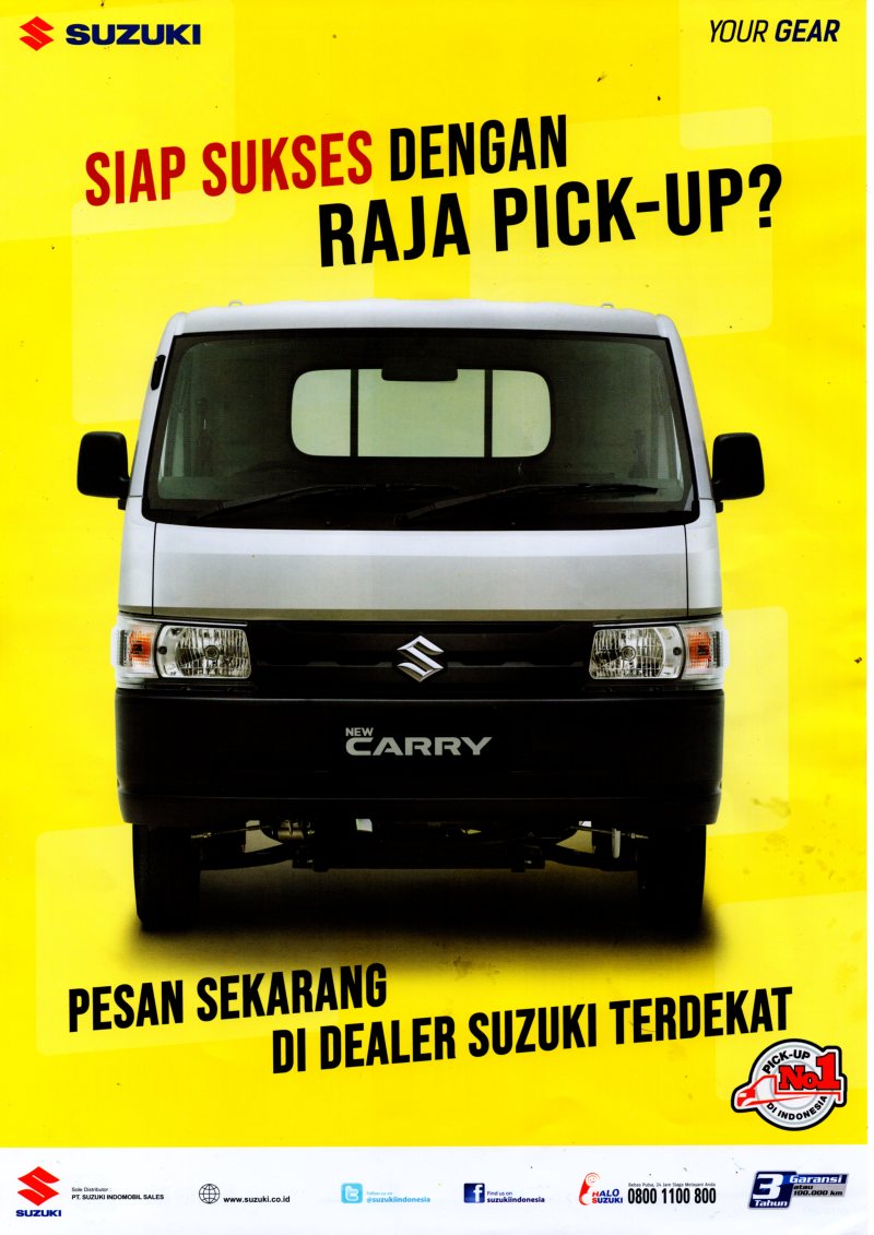 Bak Suzuki Carry Pick Up
